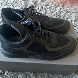 Filling Pieces Sneakers, Low Top, Black Size- 10.5